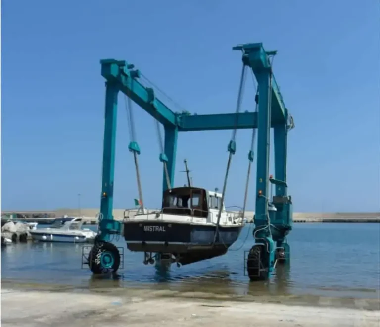 Amphibious Boat Lifting Crane
