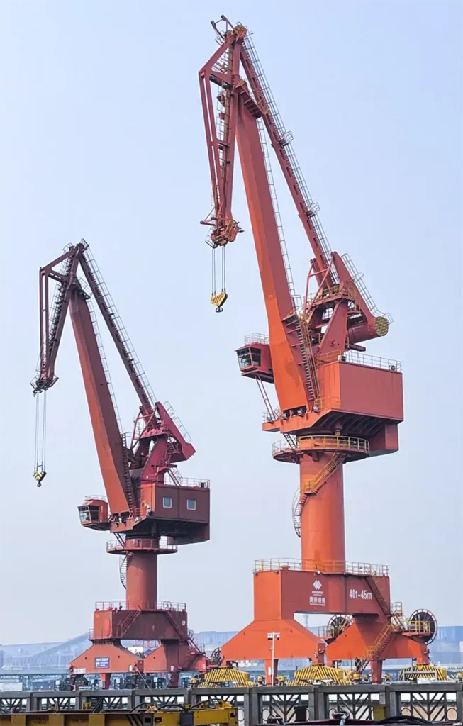 Northern Seaport Terminal Four-link Linkage Portal Slewing Crane Project 