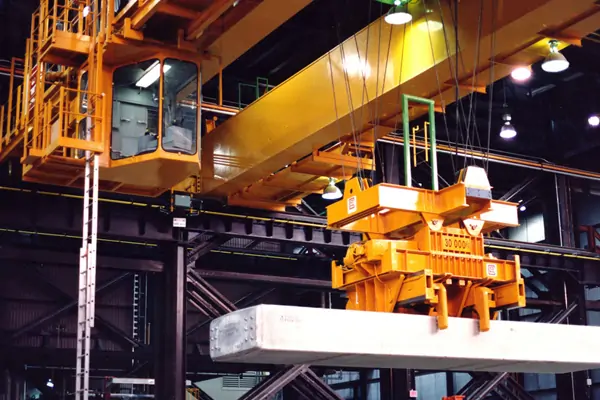 Overhead Slab Crane with Clamp