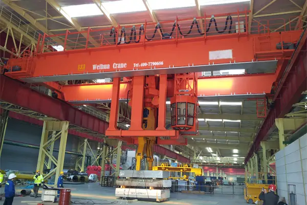 Overhead Slab Crane with Clamp