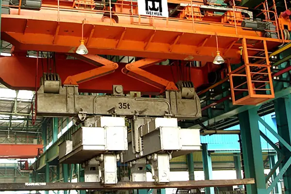Overhead Slab Crane with Clamp