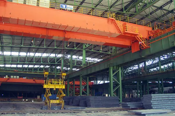 Overhead Slab Crane with Clamp