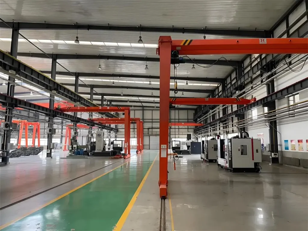 Rail-Mounted Semi Gantry Crane