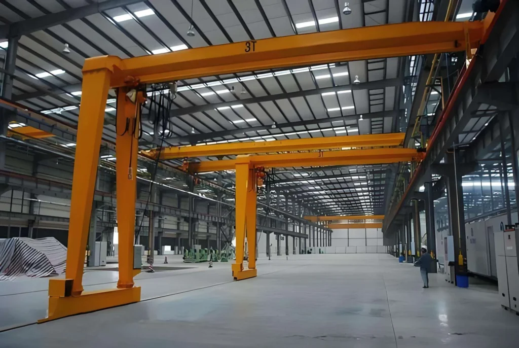 Single Girder Semi Gantry Crane