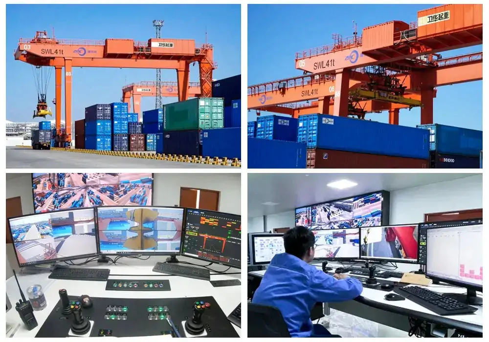 Automated Rail Mounted Gantry Cranes 