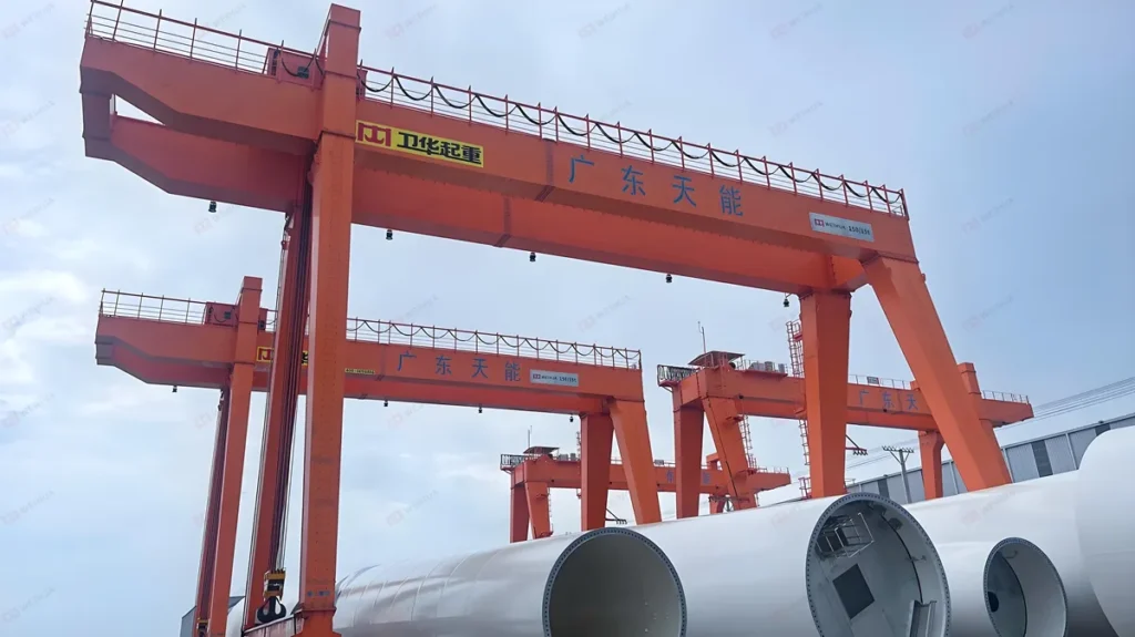 Double girder gantry crane for new energy industry
