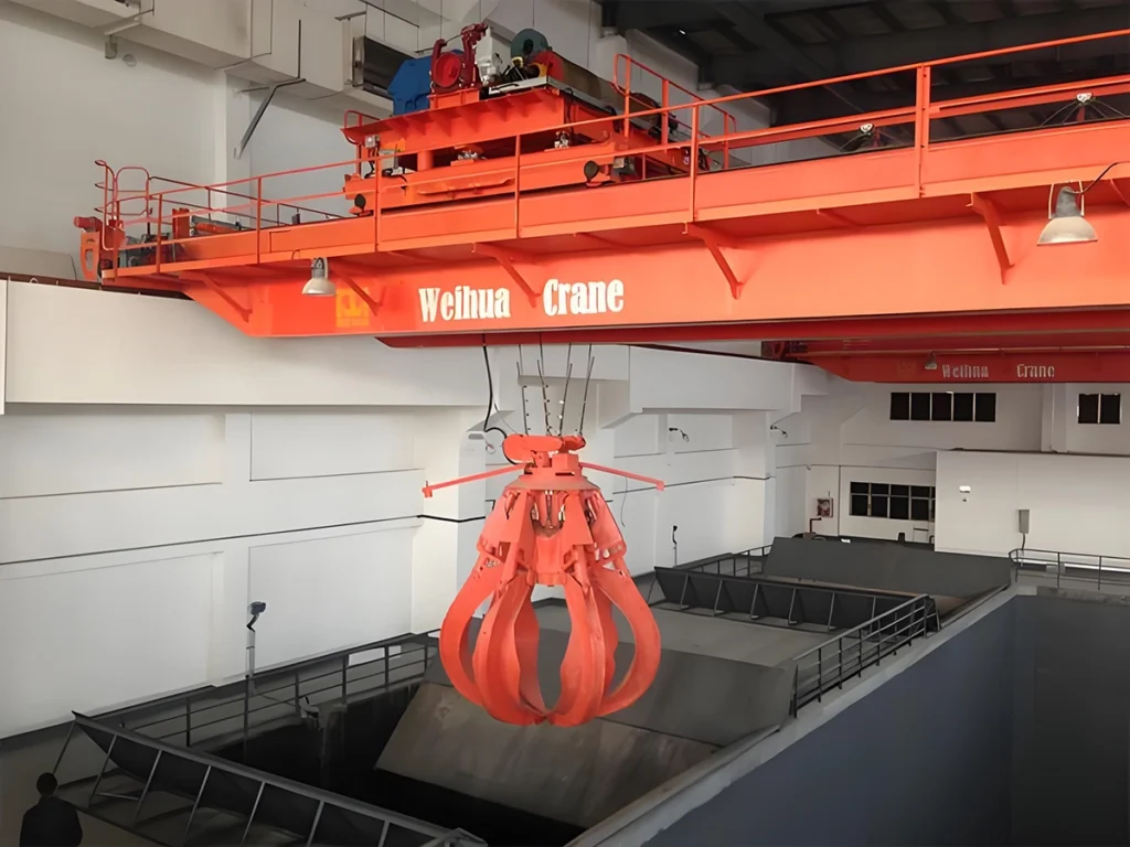 Orange Peel Grab Overhead Crane
