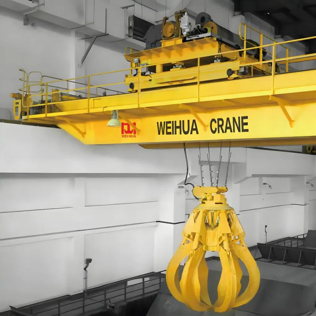 Grab Bucket Overhead Crane for Loose Material Lifting