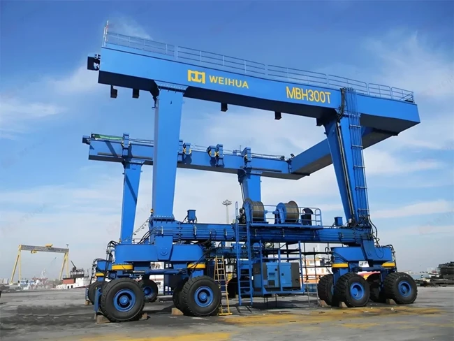 300 Ton Heavy Duty Boat Lifting Gantry Crane