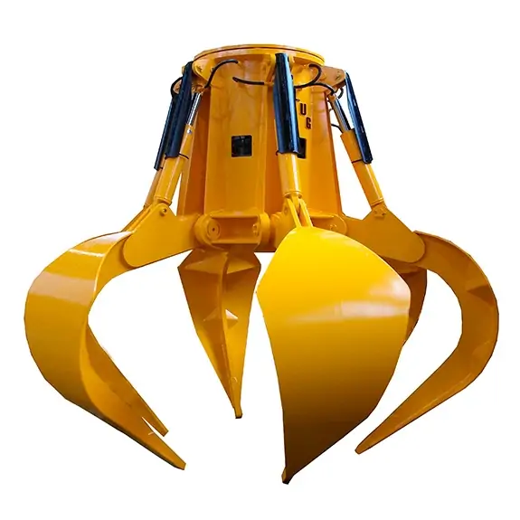Hydraulic-Orange-Peel-Grab-Bucket