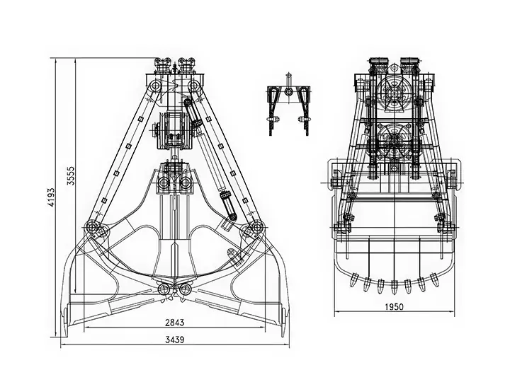 double-flap-grab-bucket-parts