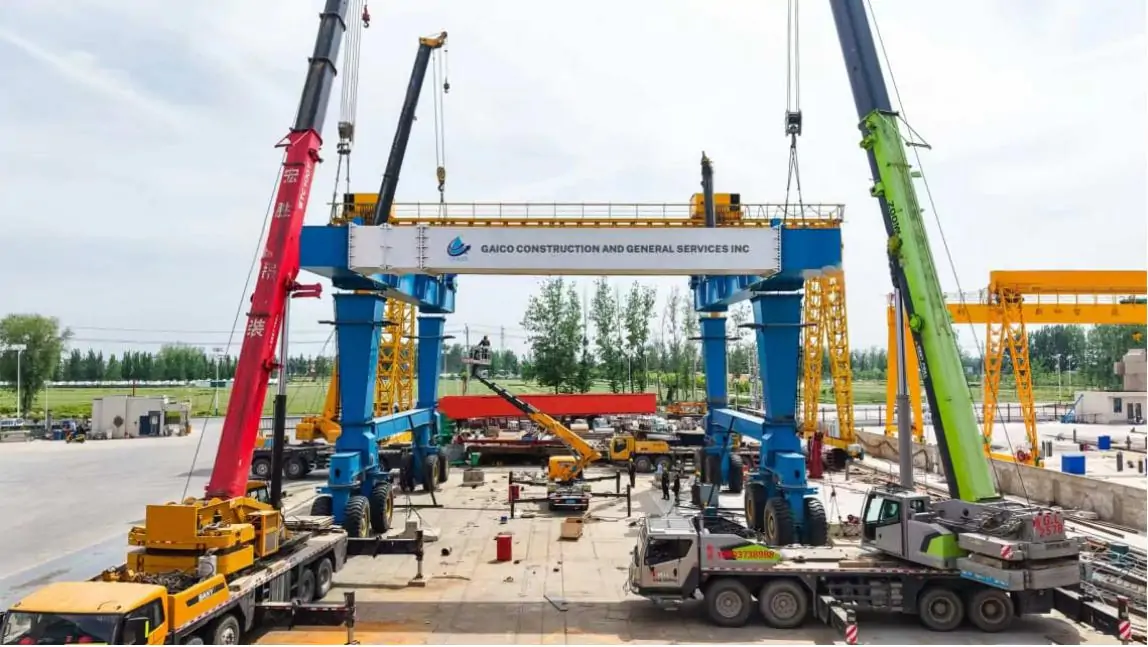 300 Ton Boat Lifting Crane Project for a Guyana Marine Infrastructure Company