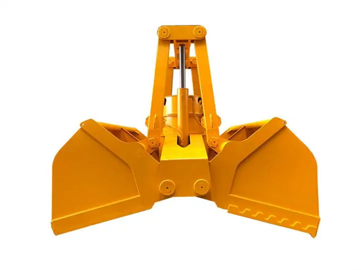 Double-jaw grab bucket
