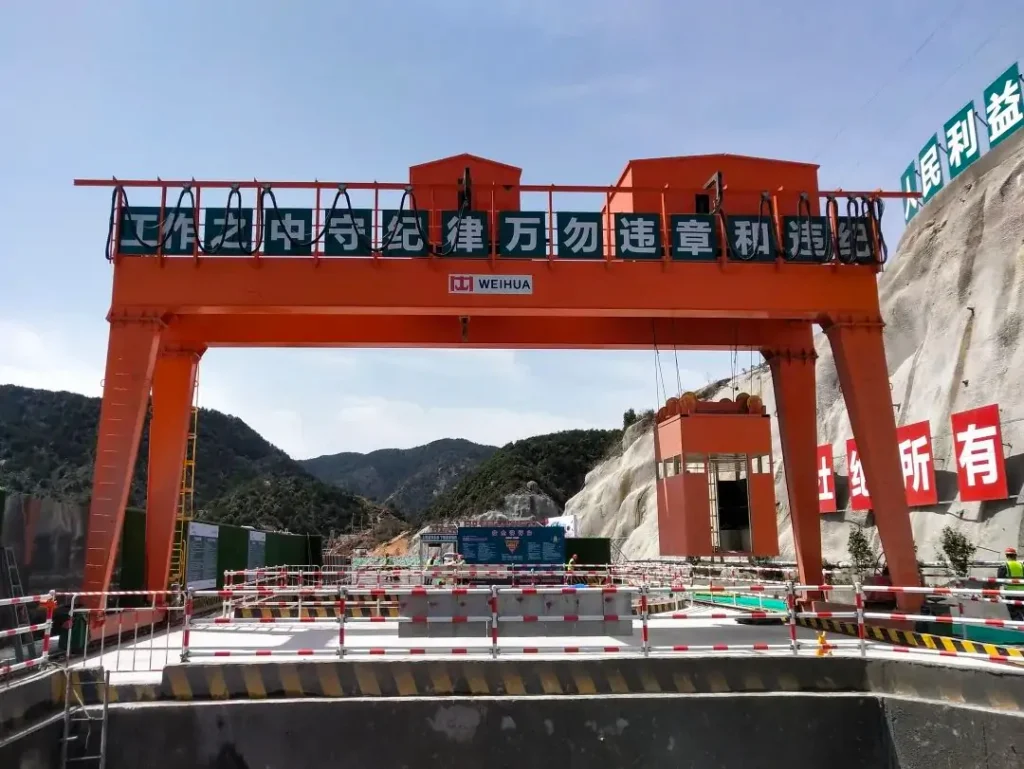 Vertical Shaft Gantry Crane
