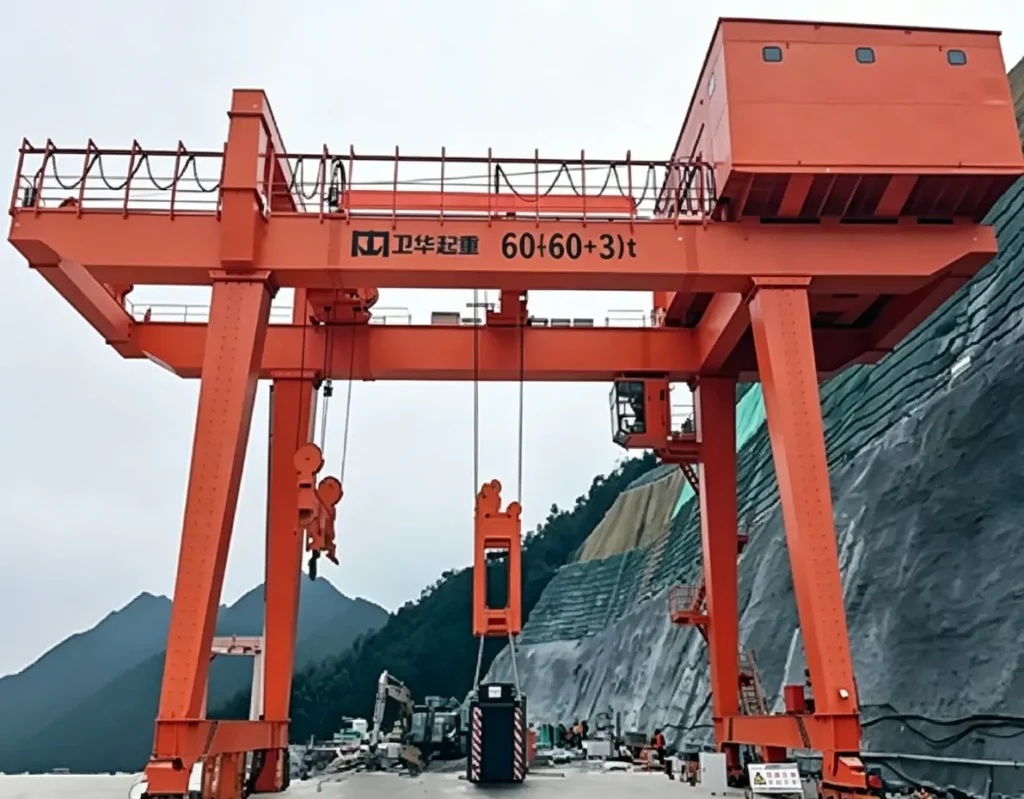 Mining Vertical Shaft Gantry Crane