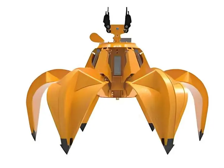 Multi-jaw grab bucket