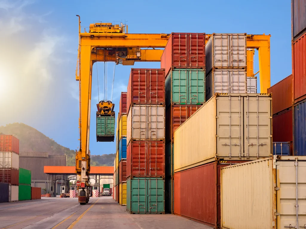 RTG container crane