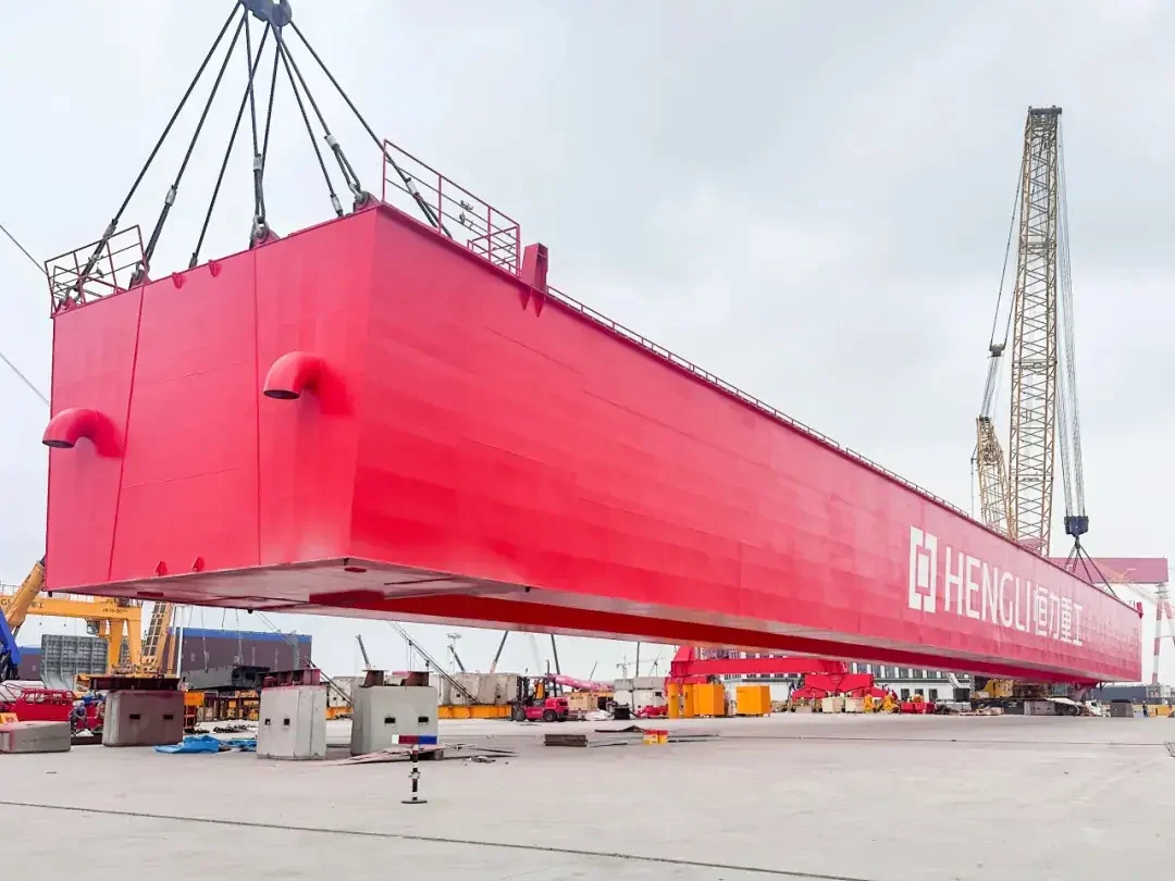 350 Ton Shipbuilding Gantry Crane for Dalian Hengli Shipbuilding Base