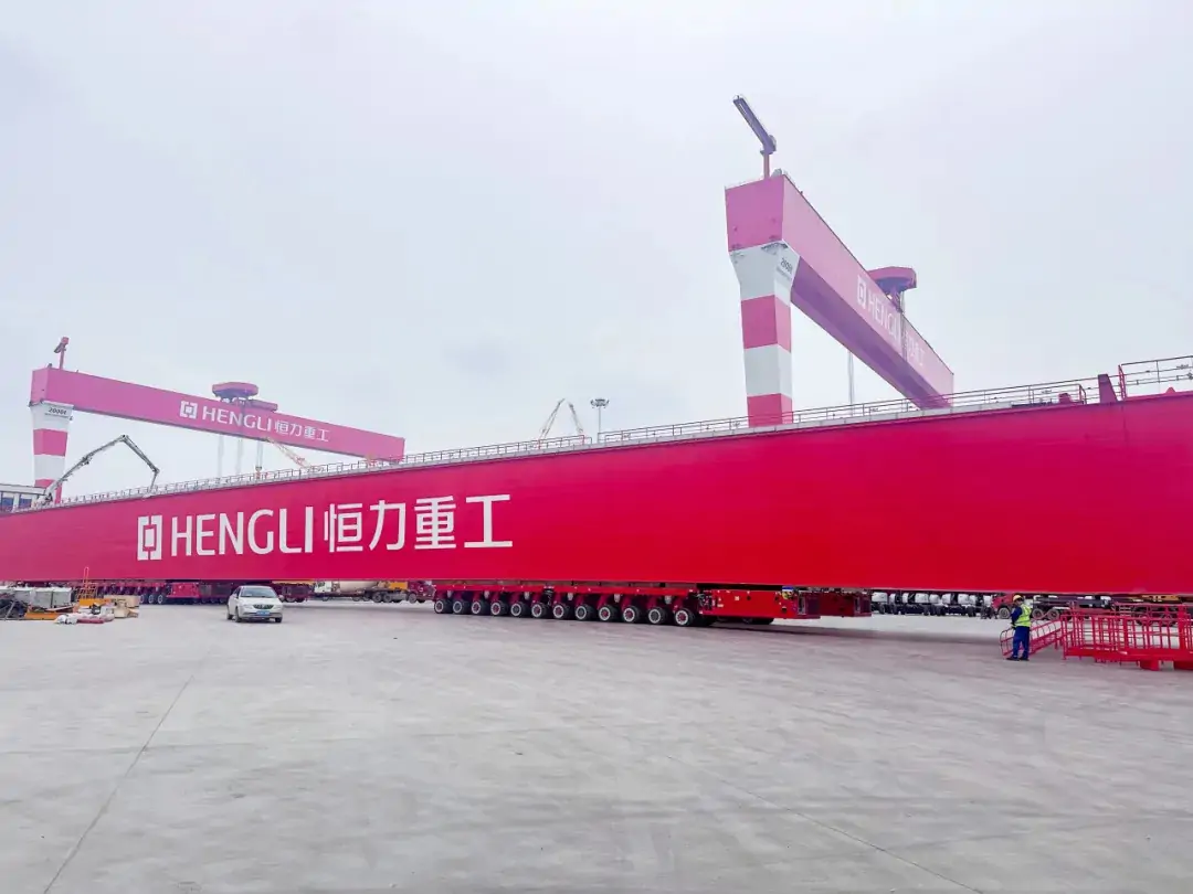 350 Ton Shipbuilding Gantry Crane for Dalian Hengli Shipbuilding Base