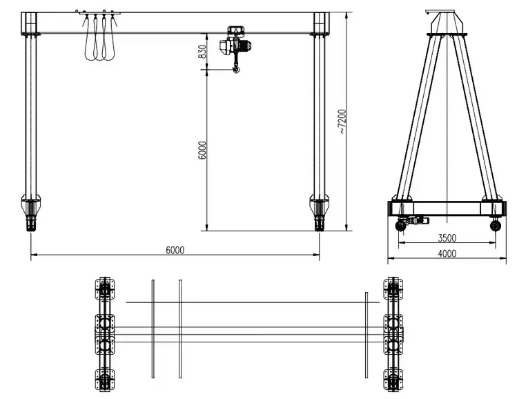 Custom Warehouse Gantry Crane