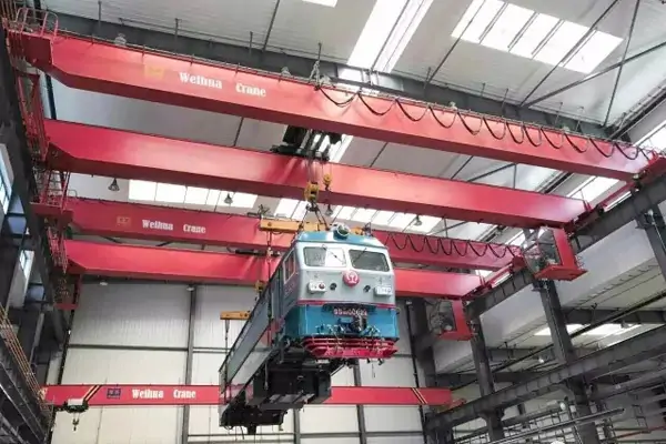 Double-Girder Bridge Crane for Rail Transit Rolling Stock Maintenance Base