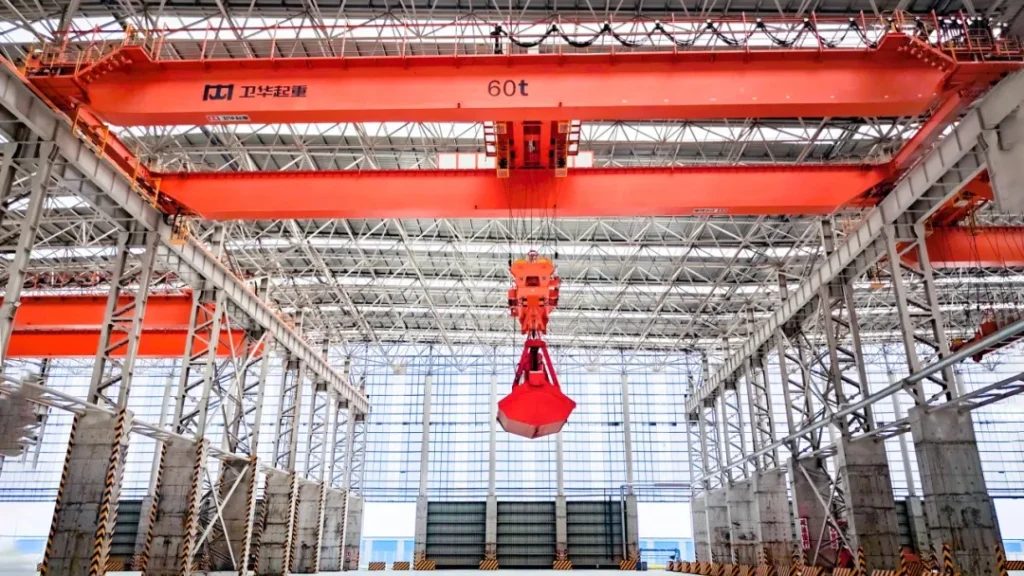 QDGZ 60t Intelligent Double-Girder Bridge Crane for Raw Coal Handling Projects (2)