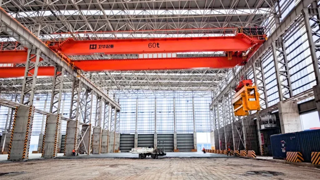 QDGZ 60t Intelligent Double-Girder Bridge Crane for Raw Coal Handling Projects (2)