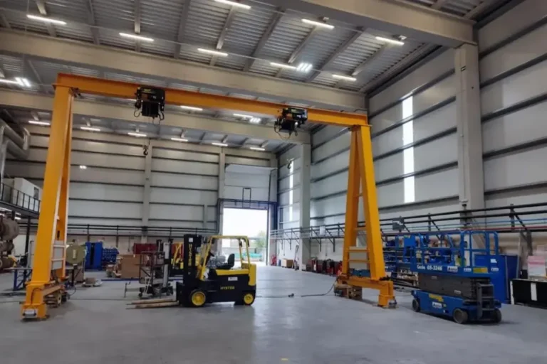 Workshop gantry cranes