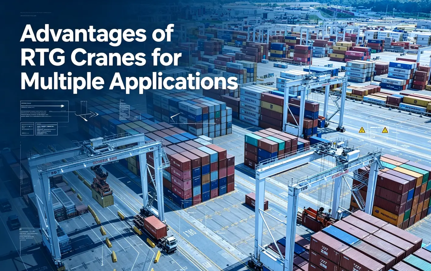 Advantages of RTG Cranes for Multiple Applications