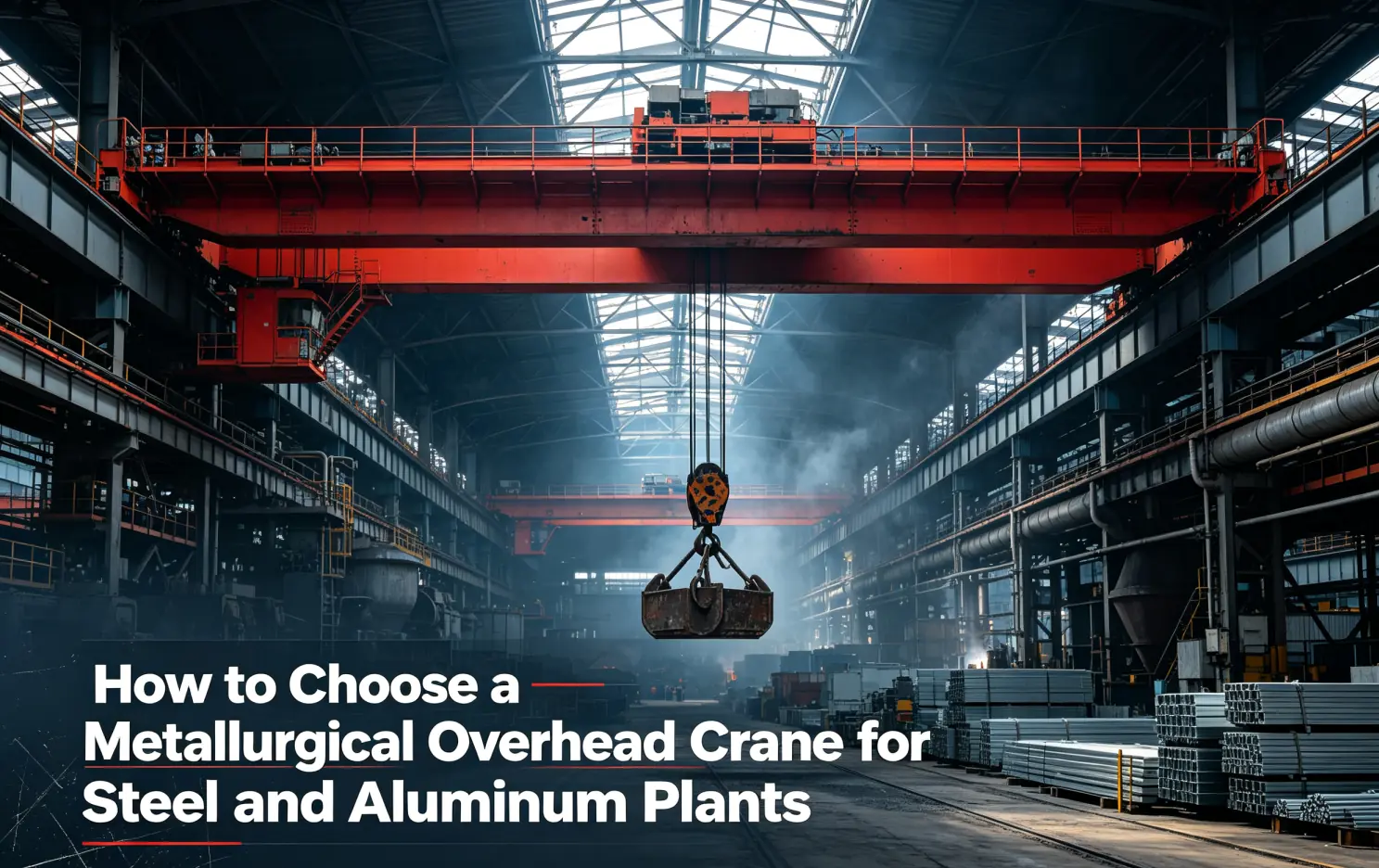 How to Choose a Metallurgical Overhead Crane for Steel and Aluminum Plants