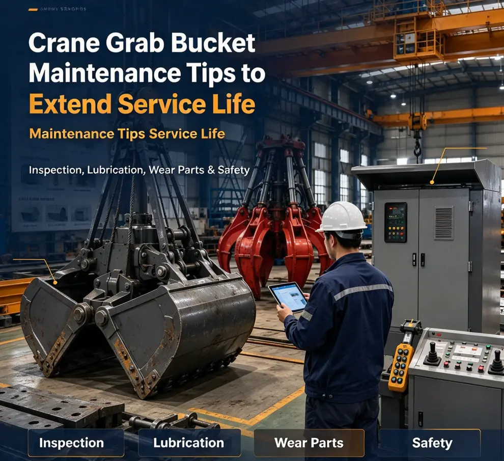 Crane Grab Bucket Maintenance Tips to Extend Service Life