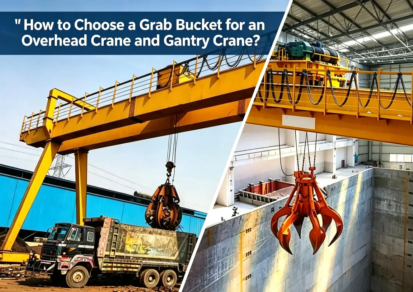 Grab Bucket for Overhead Crane and Gantry Crane