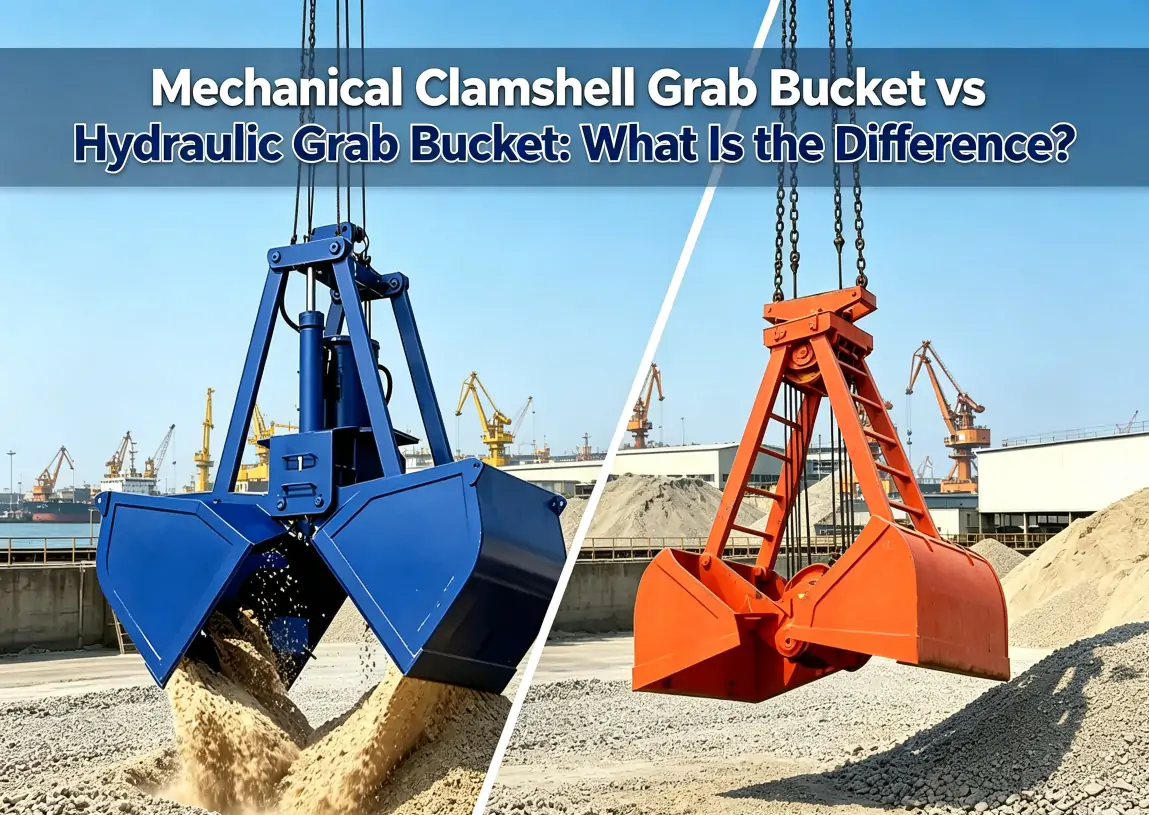 Mechanical Clamshell Grab Bucket vs Hydraulic Grab Bucket