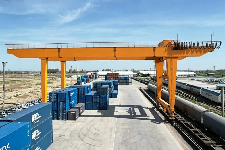 Railway container yards
