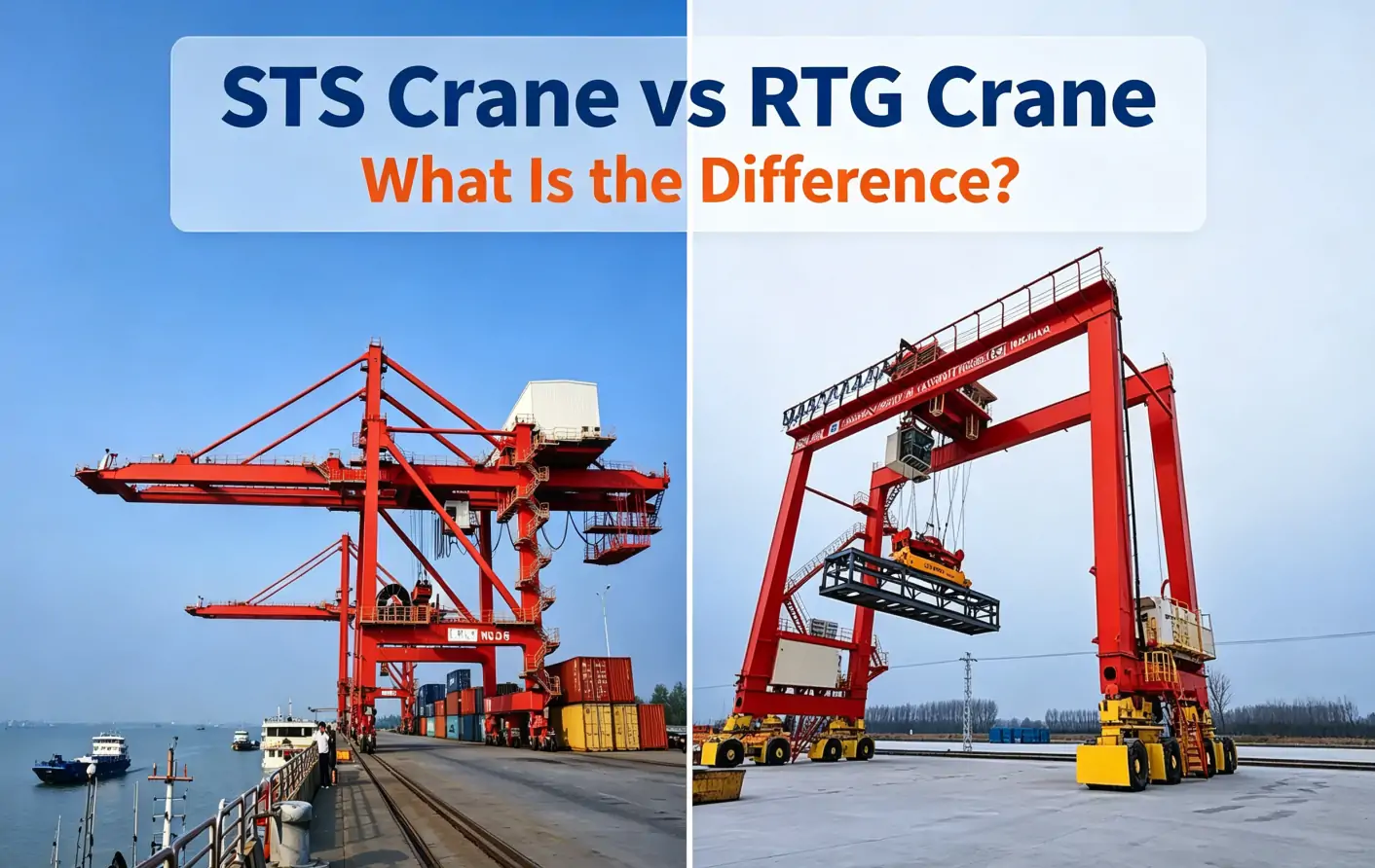 STS Crane vs RTG Crane