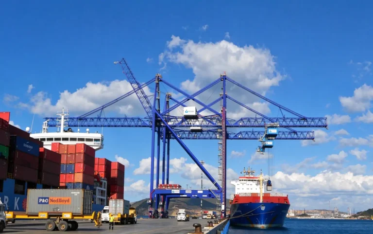 Double Boom STS Crane