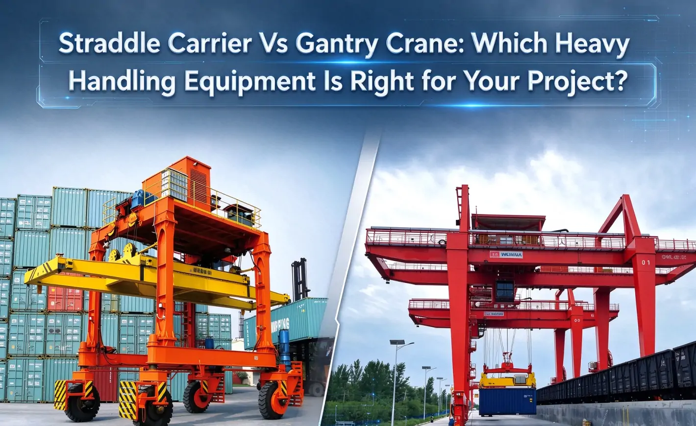 Straddle Carrier Vs Gantry Crane